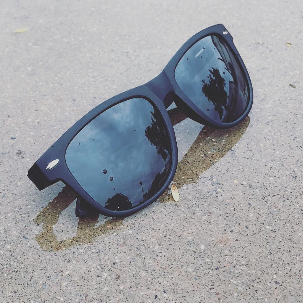 Hidden Rayz The Original sunglasses on wet pavement